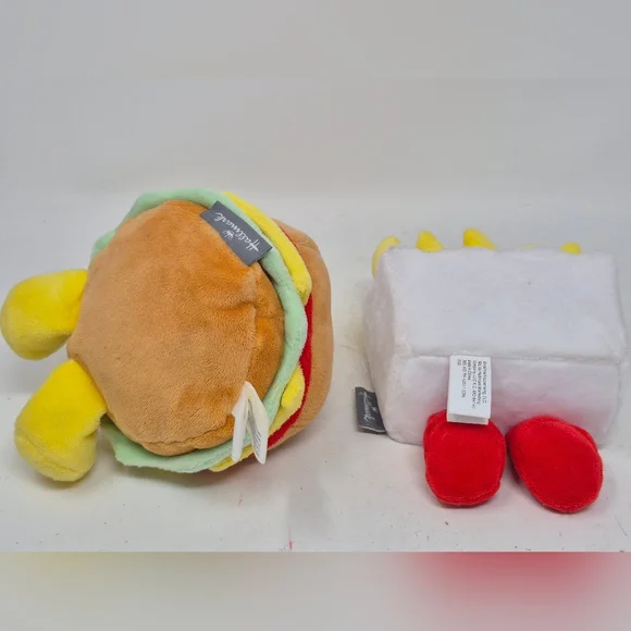 Hallmark Better Together Burger And Fries Megnetic Plush - Picture 8 of 8